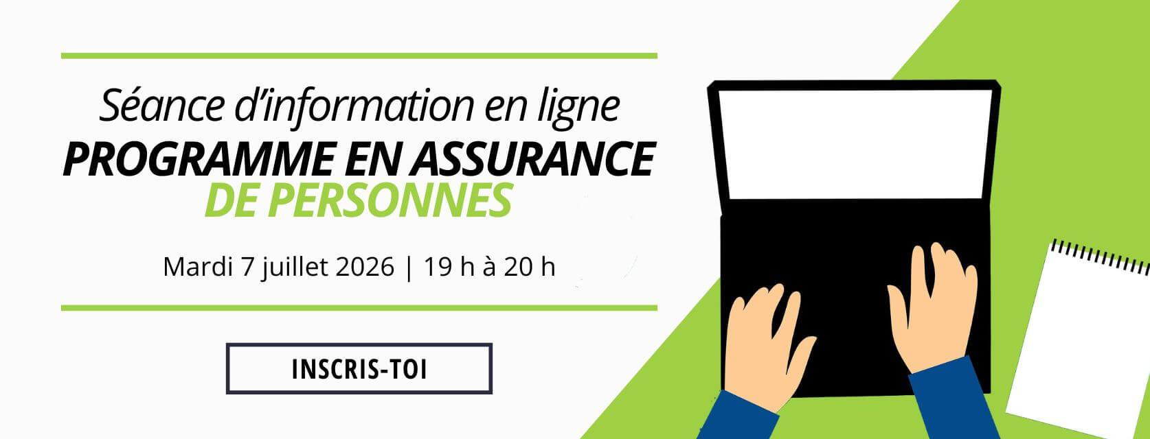 Séance d'information - 7 juillet - Programme en assurance de personnes